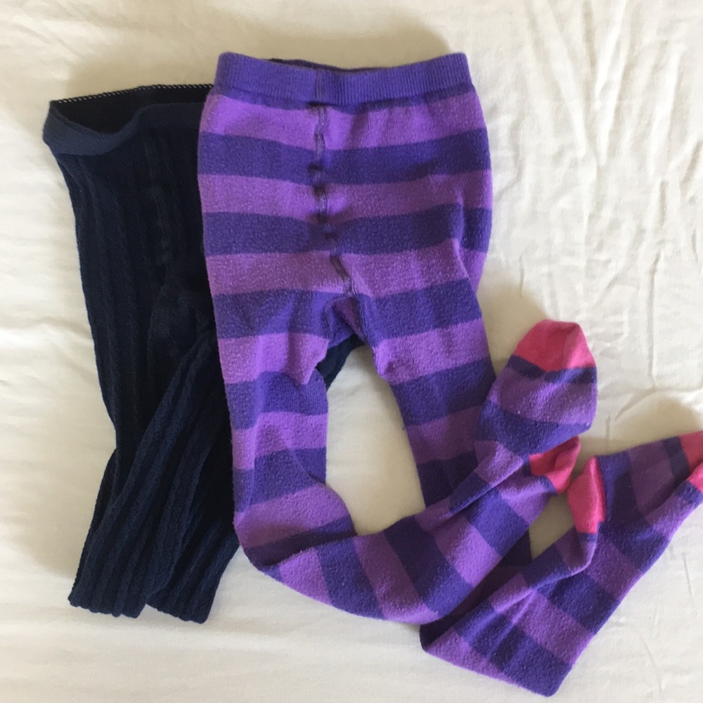 Girls tights cotton Hanna Andersson 90/100